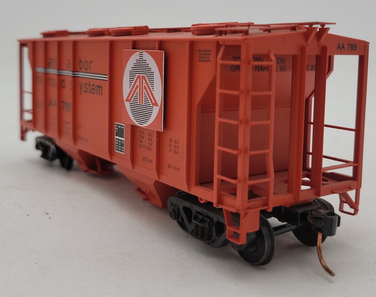 S-Helper 00416 S Scale Ann Arbor 2 Bay PS-2 Hopper #789 EX/Box