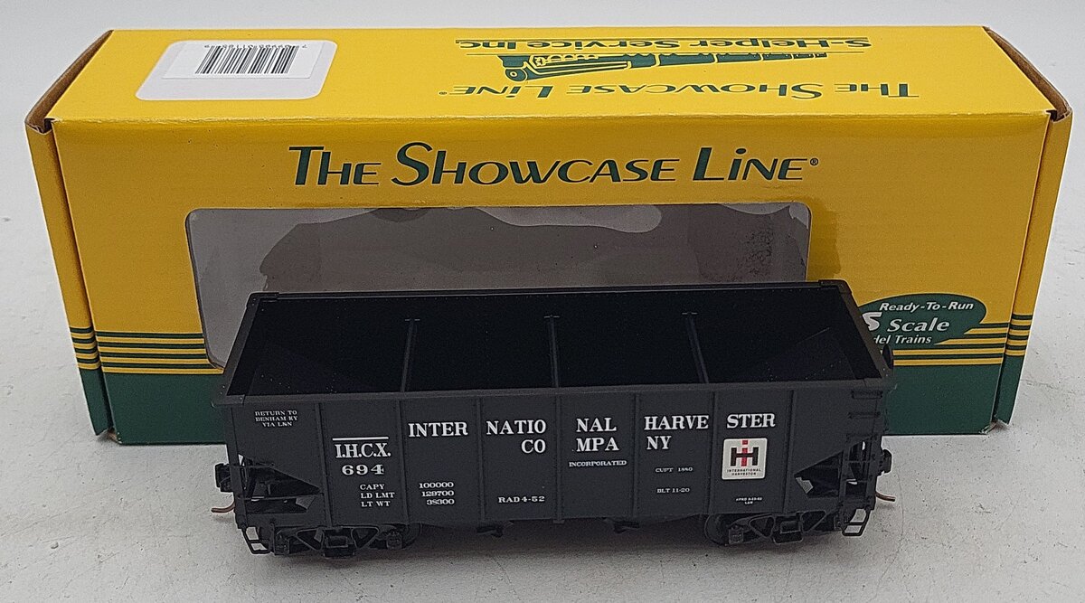 S-Helper Service 01185 S Gauge International Harvester USRA 2-Bay Hopper #694 LN/Box