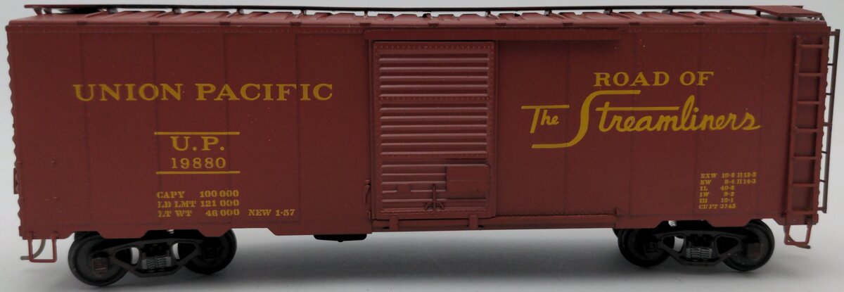 American Models 118 S Scale Union Pacific 40' Box Car #19880 EX/Box