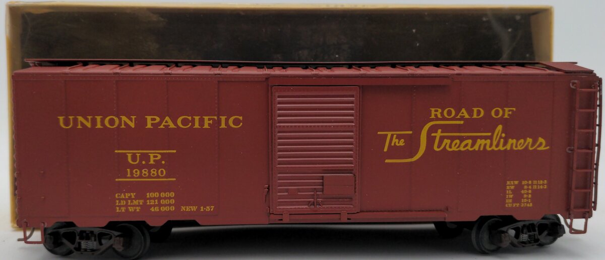 American Models 118 S Scale Union Pacific 40' Box Car #19880 EX/Box