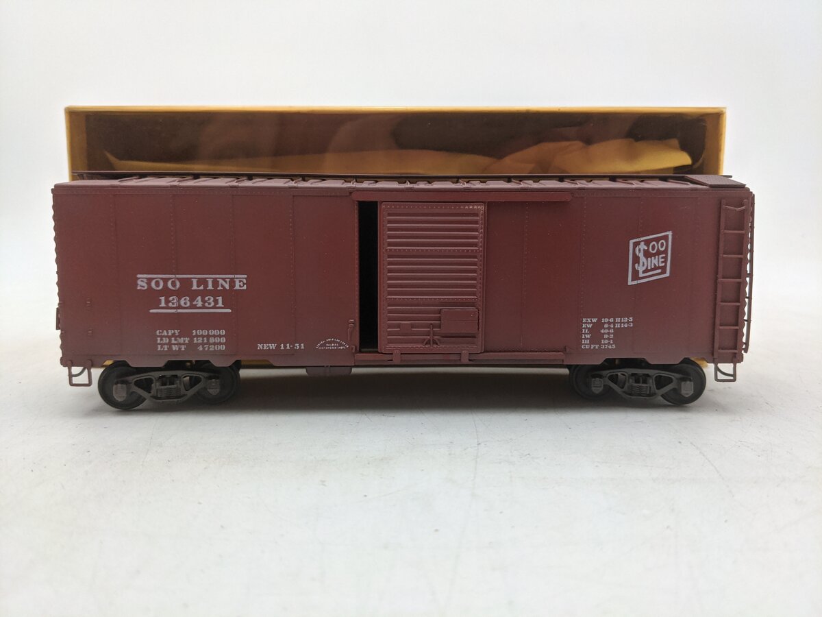 American Models S Scale Soo Line Boxcar #136431 EX/Box