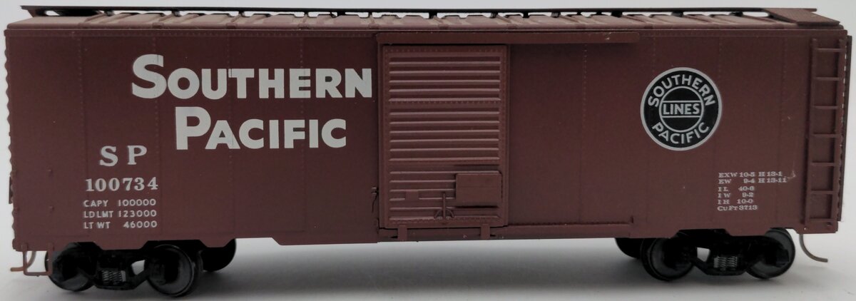 American Models 1117 S Scale Southern Pacific 40' Box Car #100714 EX/Box