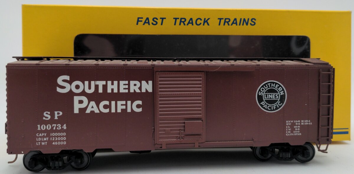 American Models 1117 S Scale Southern Pacific 40' Box Car #100714 EX/Box