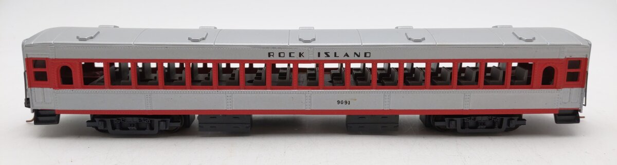 American Hi-Rail S Scale Rock Island Coach Car #9091 EX