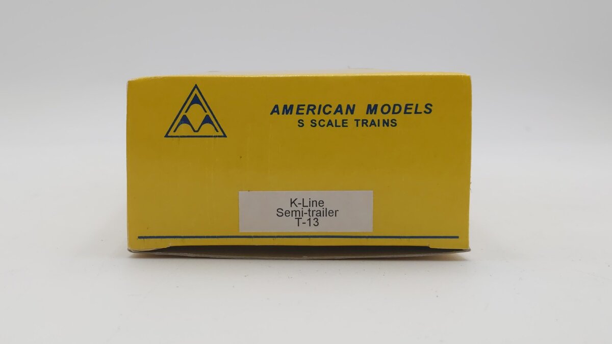 American Models S Gauge T13 K-Line Semi-Trailer NIB