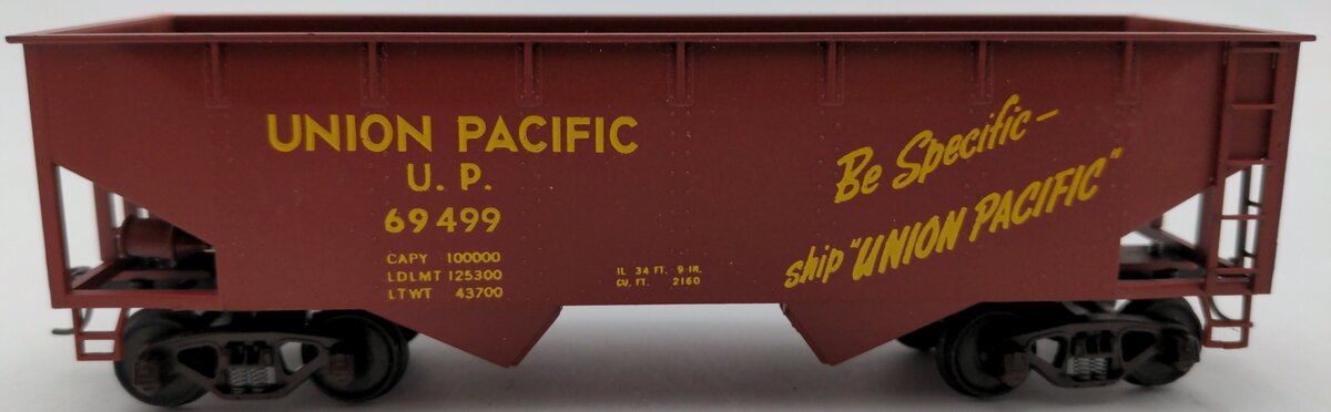 American Models S Scale Union Pacific Hopper #69499 EX