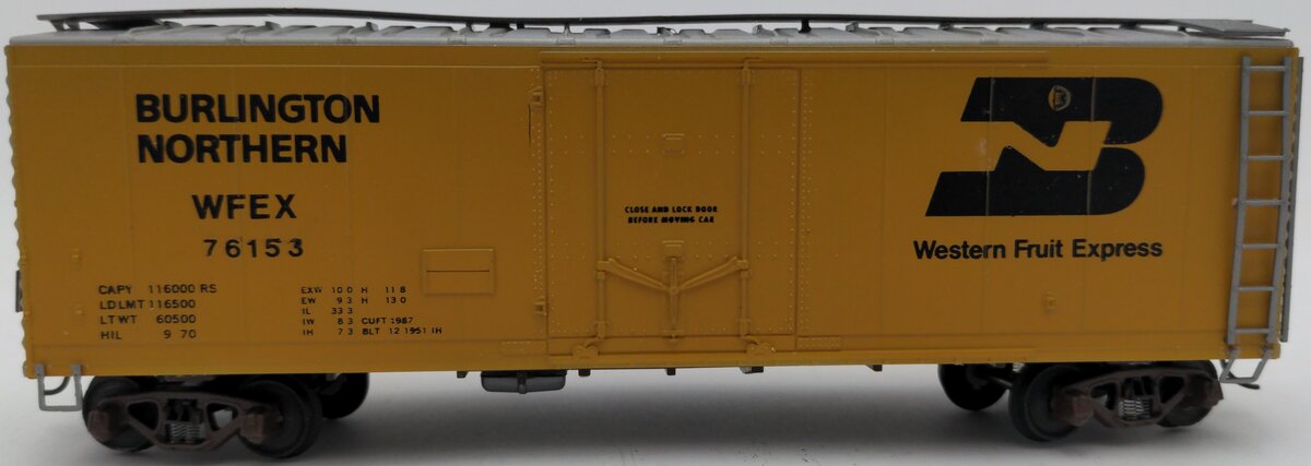 American Models S Scale Burlington Northern Boxcar #76153 EX