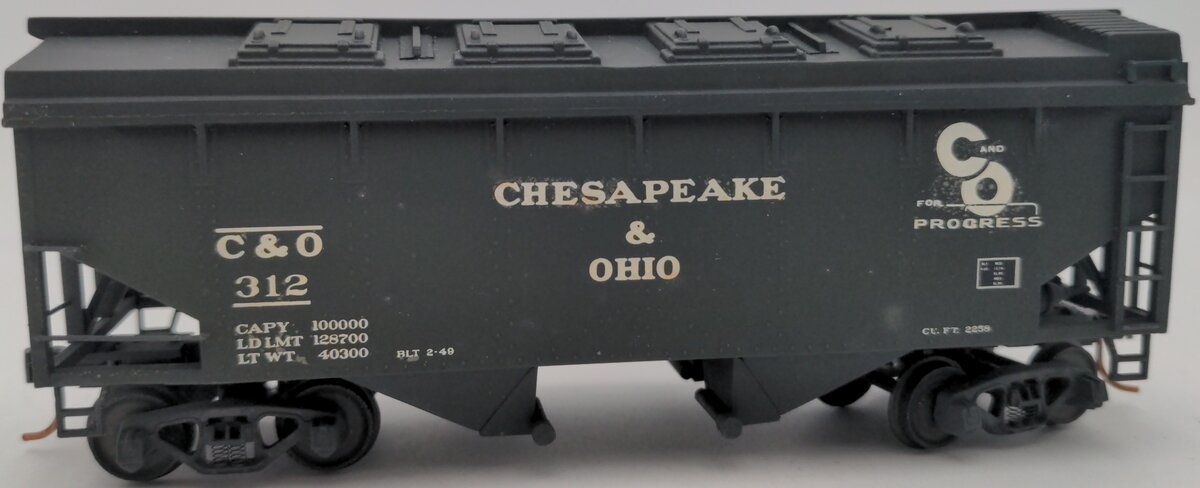 American Models S Gauge Chesapeake & Ohio Boxcar #312 EX