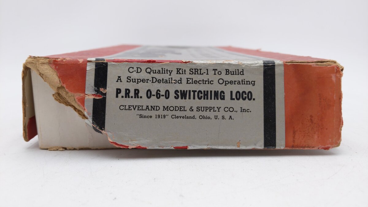 Cleveland Model S Scale Brass PRR 0-6-0 Switching Locomotive Kit VG/Box
