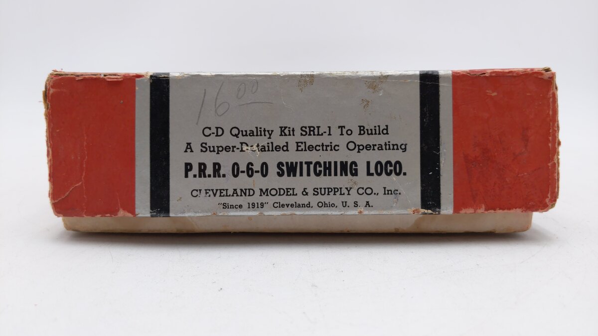 Cleveland Model S Scale Brass PRR 0-6-0 Switching Locomotive Kit VG/Box