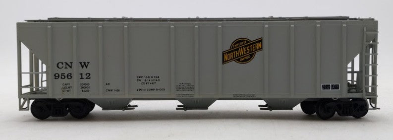 American Models S Scale Chicago & North Western 2014 3-Bay Covered Hopper #95612 LN/Box