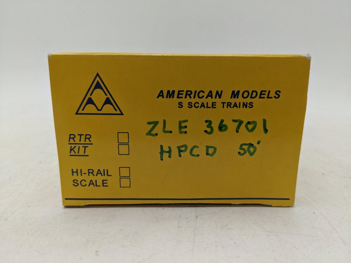 American Models S Scale Z & LE Covered Hopper #36701 EX/Box