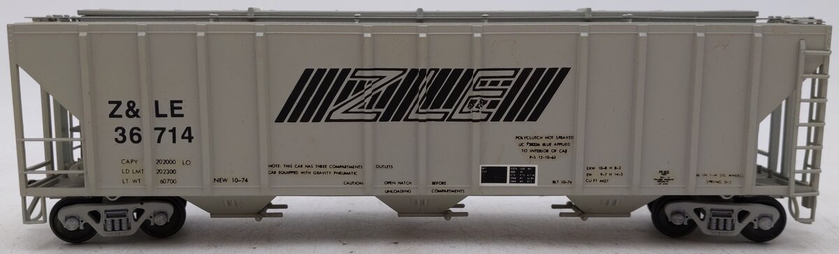 American Models S Gauge Z&LE Closed Hopper Car #36714 (Scale) EX/Box
