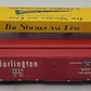 S-Helper 01018 S Scale CBQ Burlington Steel Boxcar #63001 LN/Box