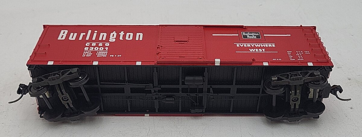 S-Helper 01018 S Scale CBQ Burlington Steel Boxcar #63001 LN/Box