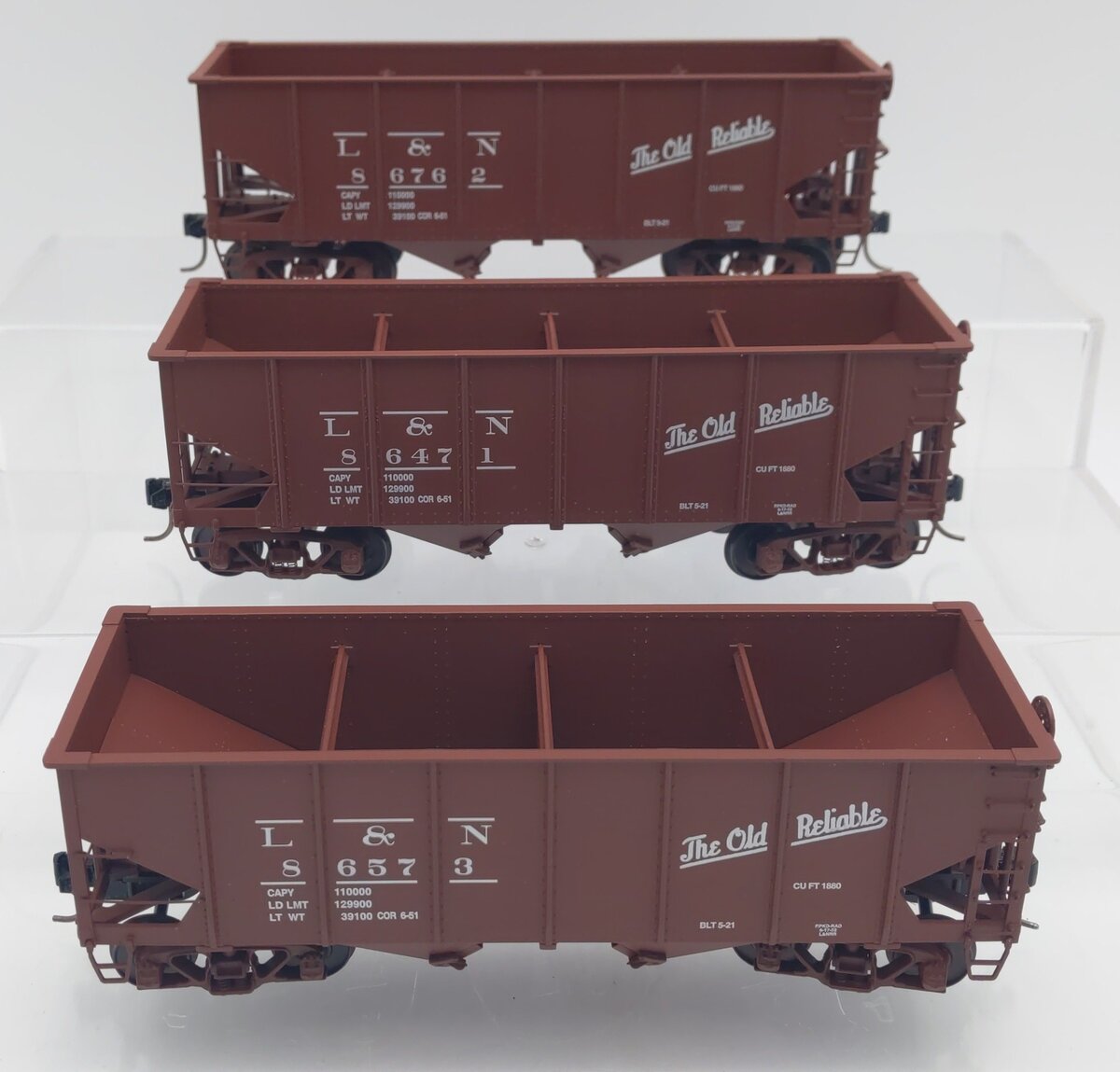 S-Helper 01186 S Scale Louisville and Nashville USRA 3 Car Hopper Set (A) EX/Box