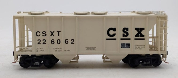 S-Helper Service 00037-2 S Scale CSX PS-2 Roller Bearing 2-Bay Hopper #226062 LN/Box