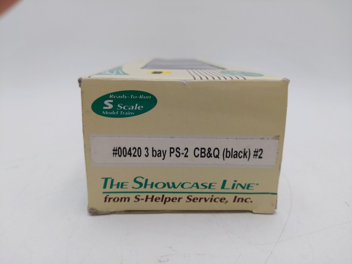 S-Helper 00420 S Scale Chicago Burlington & Quincy CB&Q 3 Bay #2 Hopper #85011 LN/Box