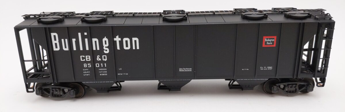 S-Helper 00420 S Scale Chicago Burlington & Quincy CB&Q 3 Bay #2 Hopper #85011 LN/Box