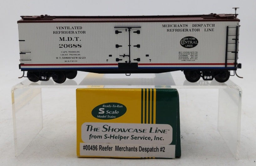 S-Helper 00496 S Scale NYC Merchants Dispatch MDT Reefer Car #20688 LN/Box