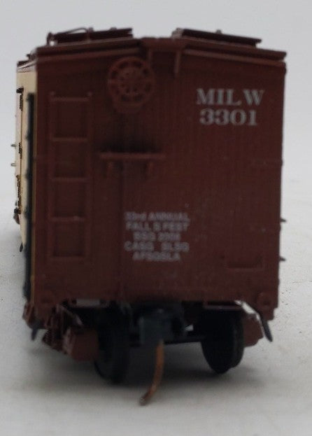 S-Helper 01883 S Gauge Weber Waukesha Beer 40' Wooden Billboard Reefer #3301 LN/Box