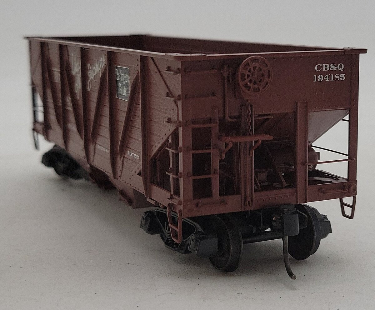 S-Helper 02081 S Scale CB&Q 2-Bay Hopper #194185 LN/Box