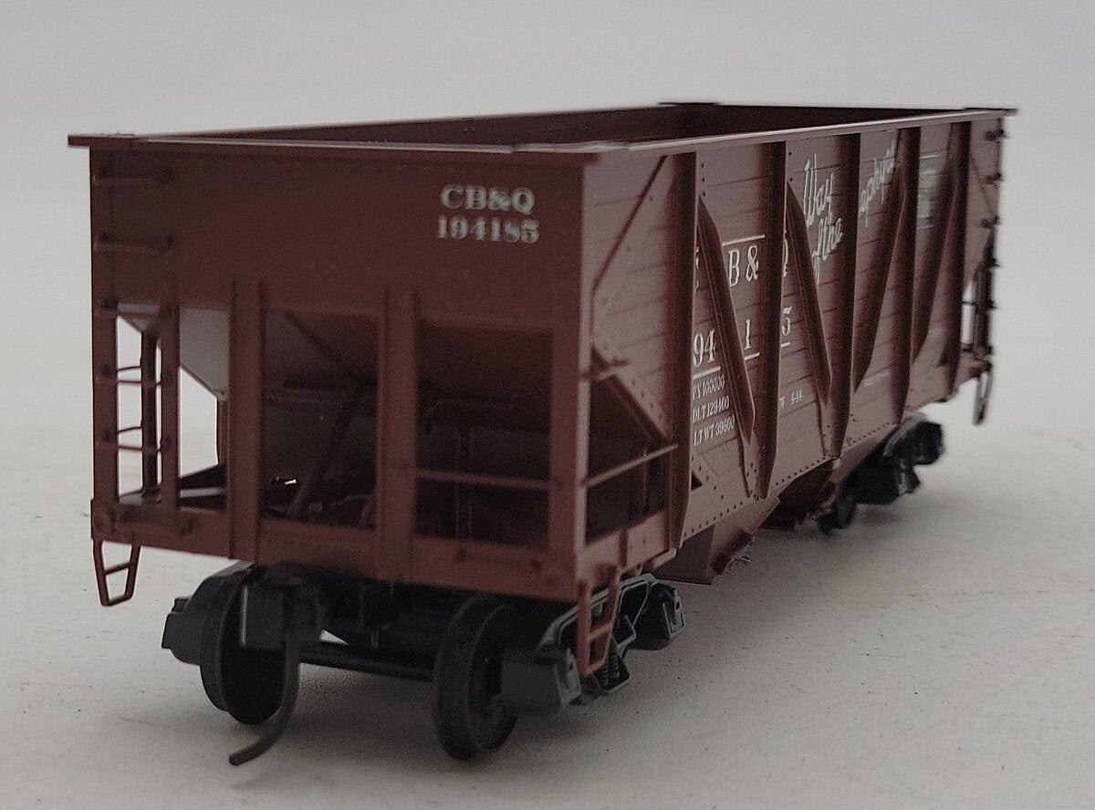 S-Helper 02081 S Scale CB&Q 2-Bay Hopper #194185 LN/Box