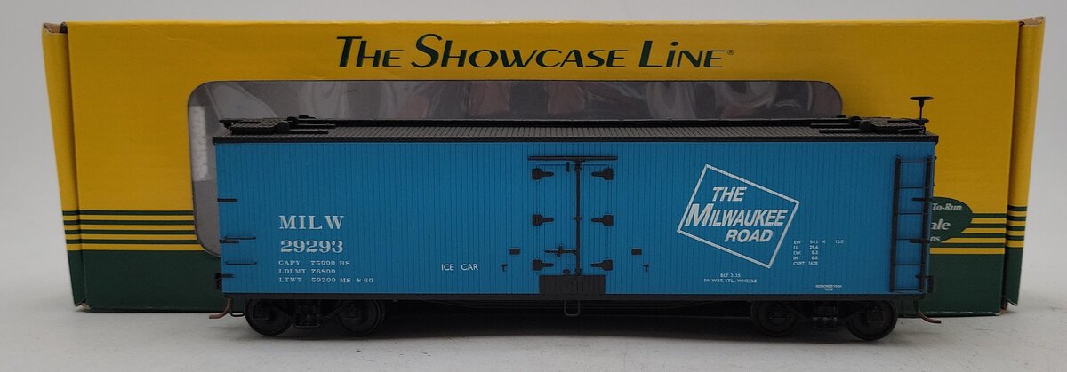 S-Helper Service 01393 S Scale Milwaukee 40' Wooden Billboard Reefer #29293 LN/Box