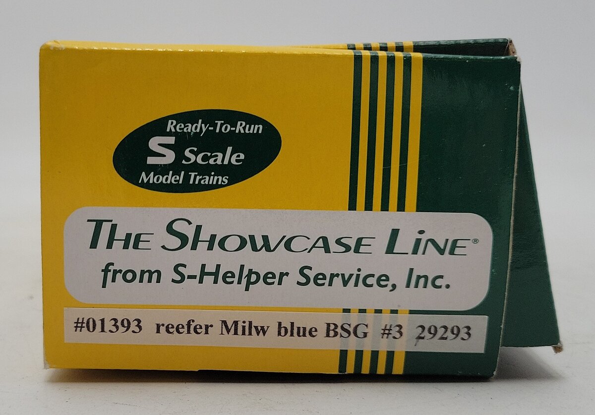 S-Helper Service 01393 S Scale Milwaukee 40' Wooden Billboard Reefer #29293 LN/Box