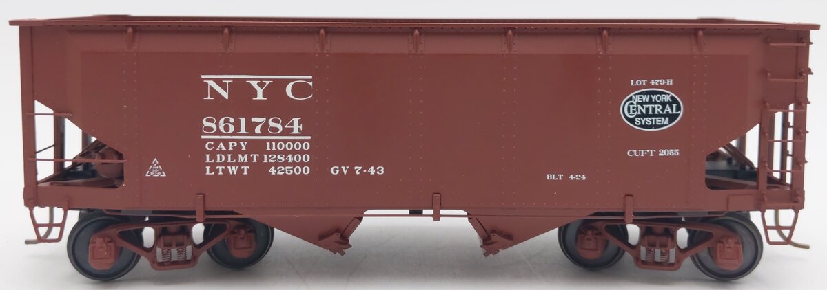 S-Helper Service 01118 S Scale NYC Offset 2-Bay Hopper Car #861784 LN/Box