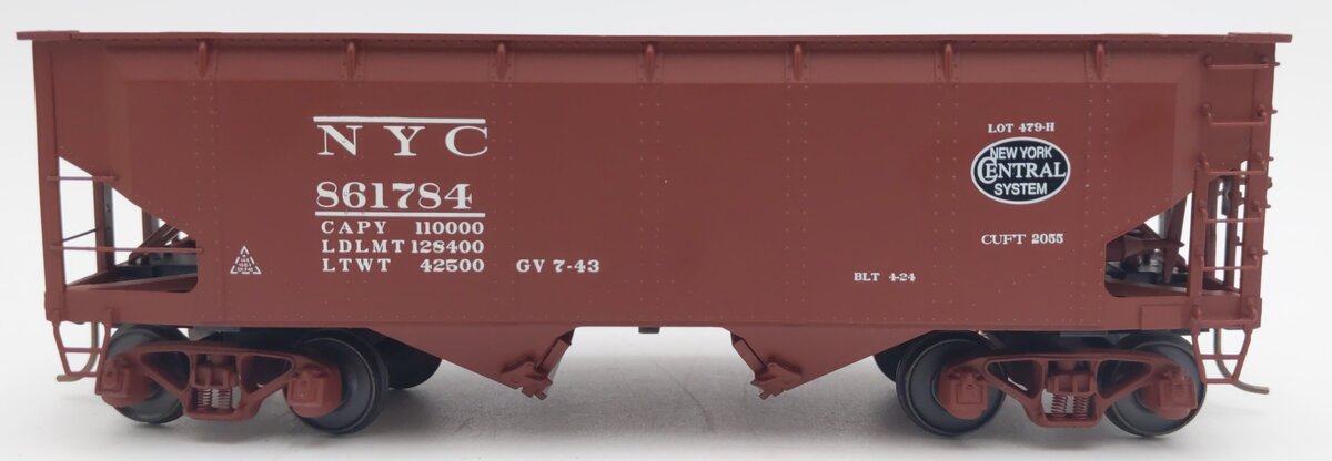 S-Helper Service 01118 S Scale NYC Offset 2-Bay Hopper Car #861784 LN/Box