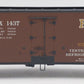 S-Helper 02046 S Gauge Falstaff 4-0' Wooden Billboard Reefer #1437 EX/Box