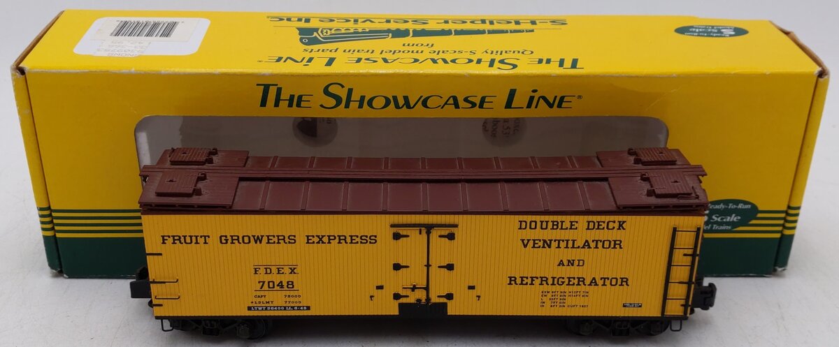 S-Helper Service 01015 S Scale FGEX Reefer Car #7048 (Hi-Rail)/Box