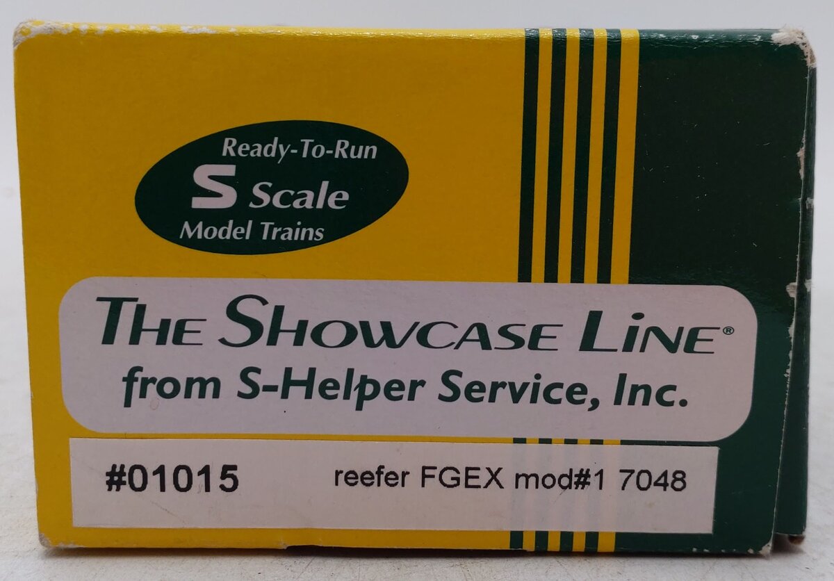 S-Helper Service 01015 S Scale FGEX Reefer Car #7048 (Hi-Rail)/Box