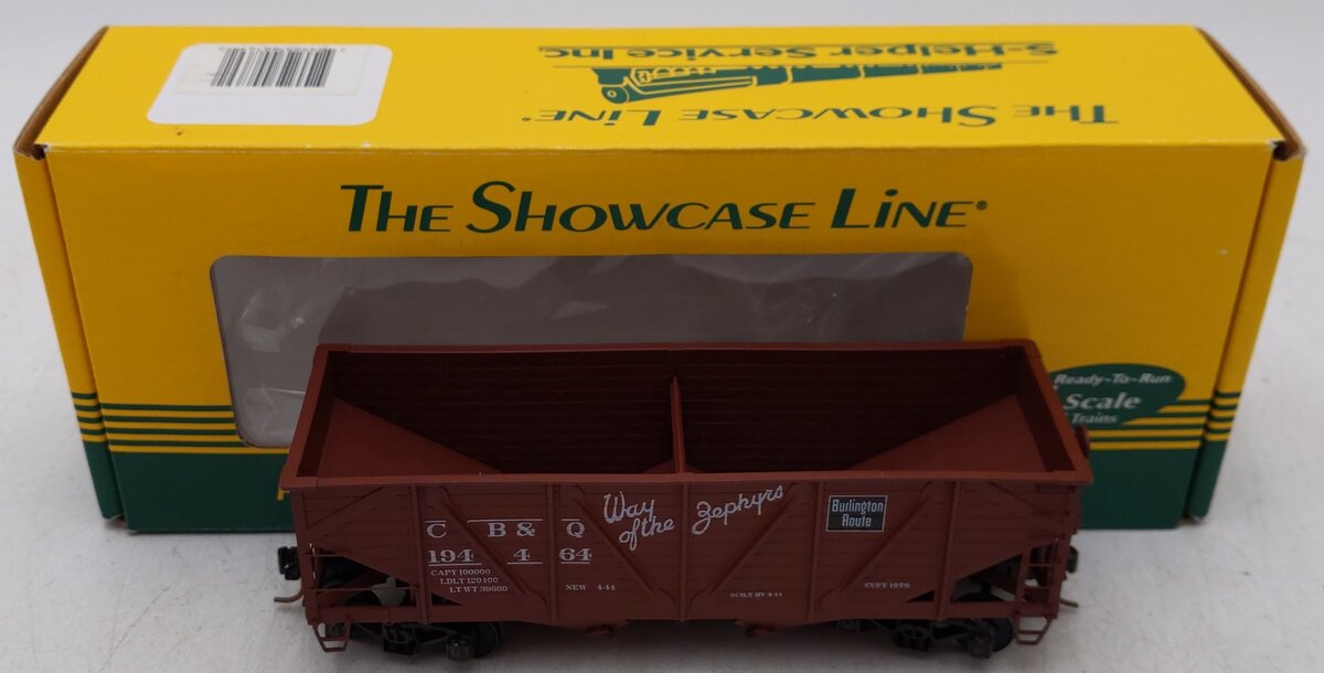 S-Helper 00769 S Gauge Chicago Burlington & Quincy Hopper Car #194464 LN/Box