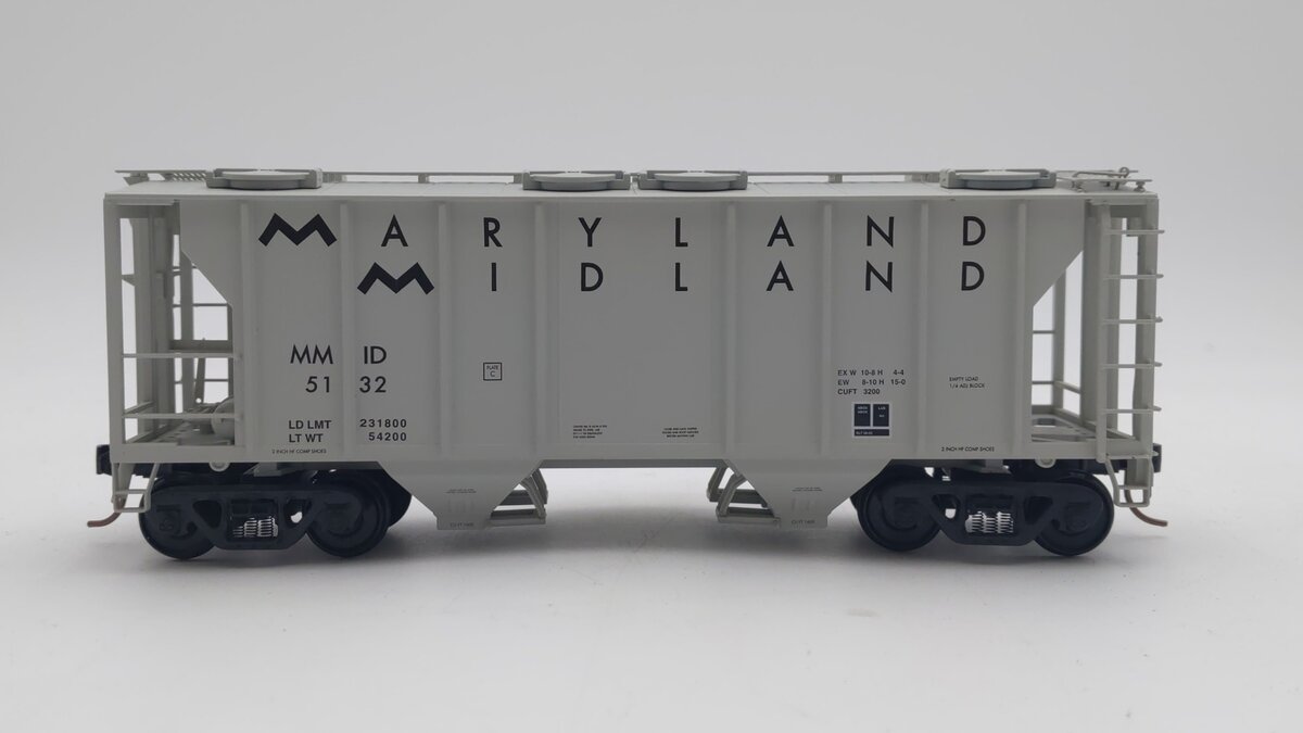 S-Helper Service 01748 S Scale Maryland Midland PS2 Hopper Car #5132 LN/Box
