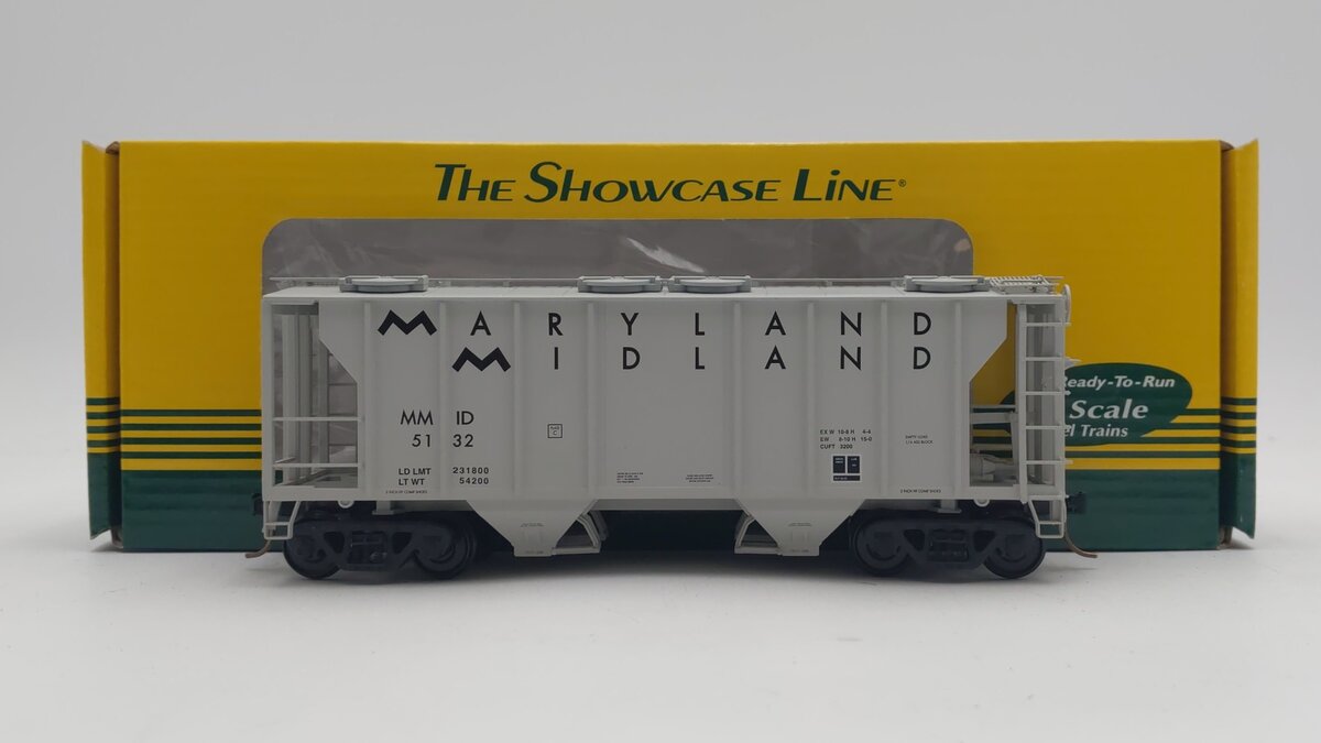 S-Helper Service 01748 S Scale Maryland Midland PS2 Hopper Car #5132 LN/Box