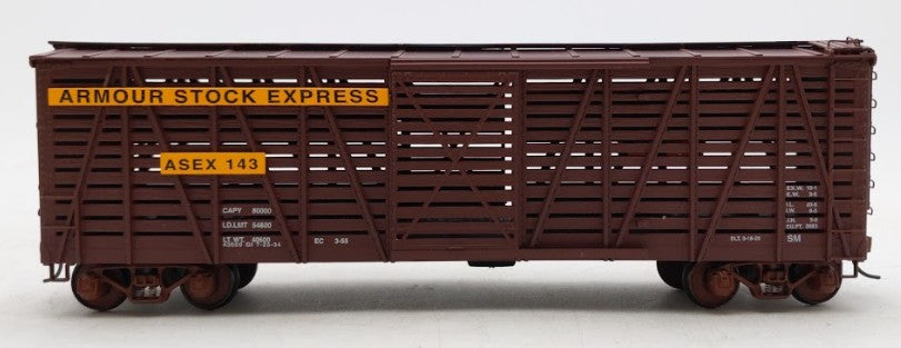 S-Helper 01136 S Scale Armour Stock Express Stock Car #143 LN/Box