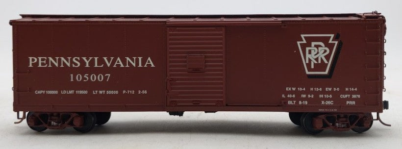 S-Helper 01160 "S" Scale Pennsylvania Railroad Rebuilt Shadow Boxcar #105007 LN/Box