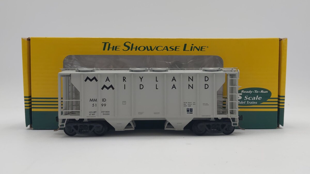 S-Helper 01749 S Scale Maryland Midland PS2 Hopper Car #5199 LN/Box