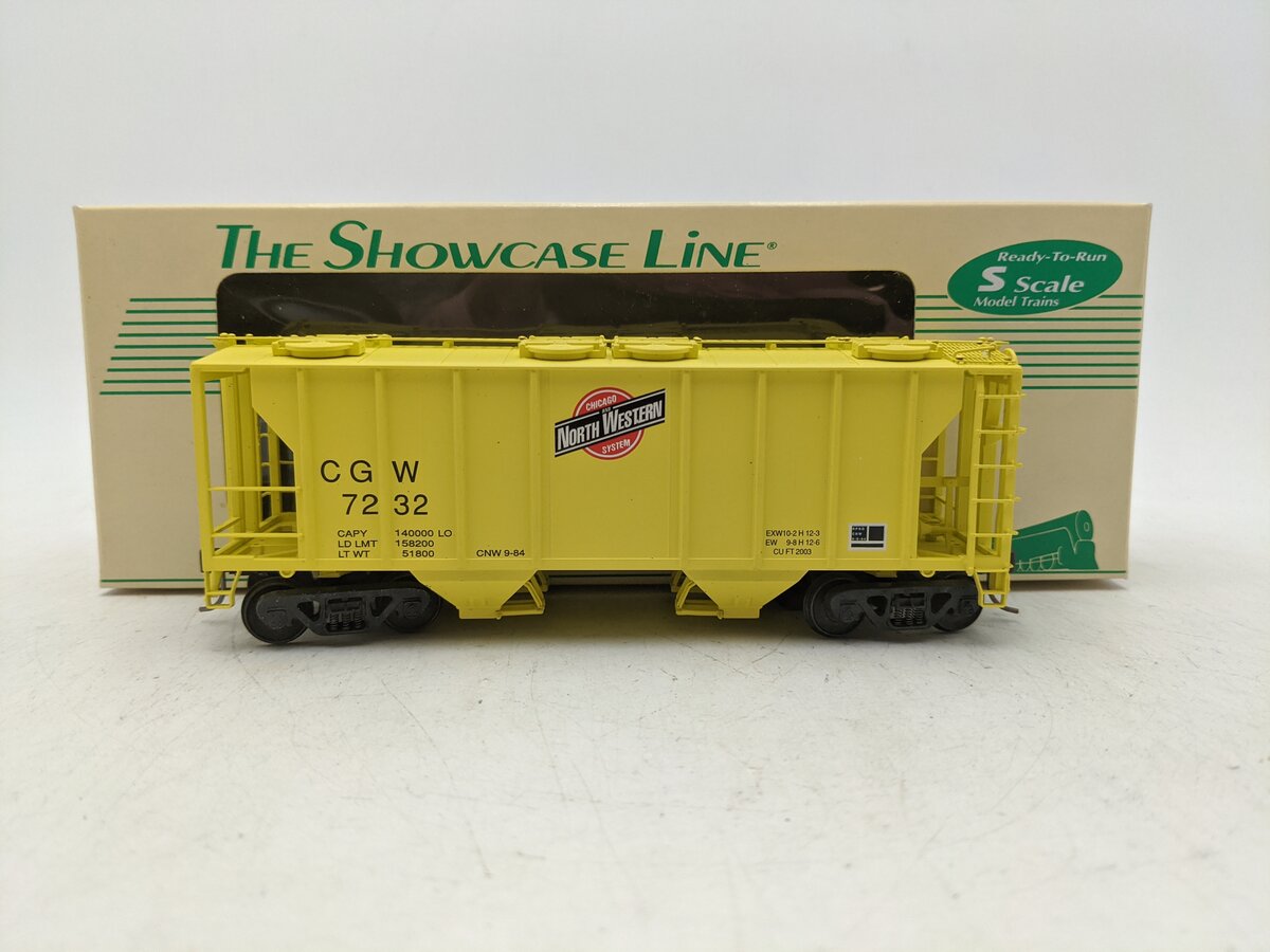 S-Helper 00039-6 "S" Scale CNW/ CGW PS-2 Hopper W/ Roller Bearing LN/Box