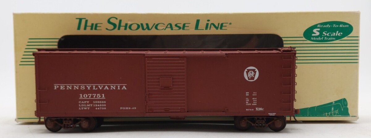 S-Helper Service 00131 S Scale Pennsylvania Steel Rebuilt Xm Boxcar #107751 LN/Box