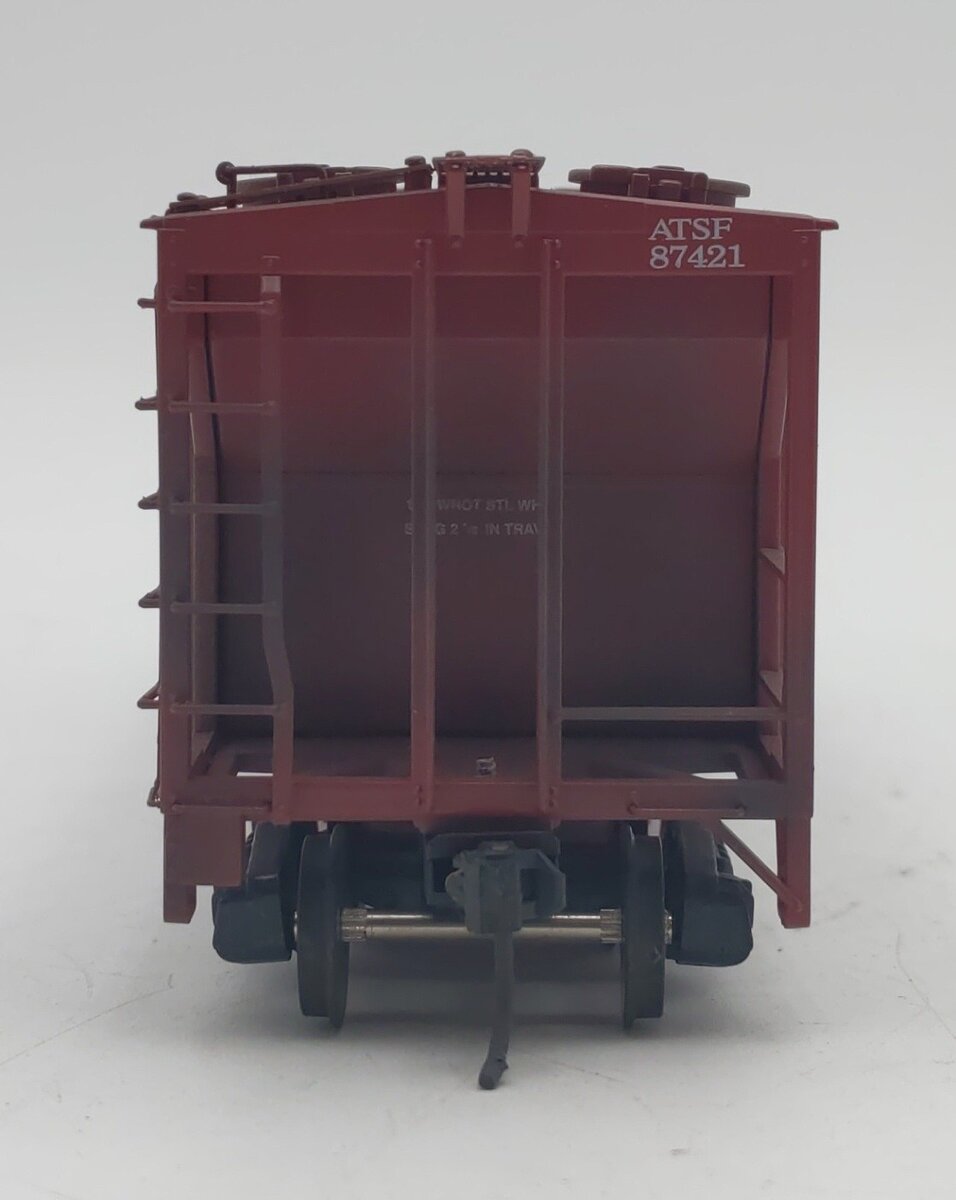 S-Helper S Scale ATSF Santa Fe Hopper Car #87421 - Weathered/Box