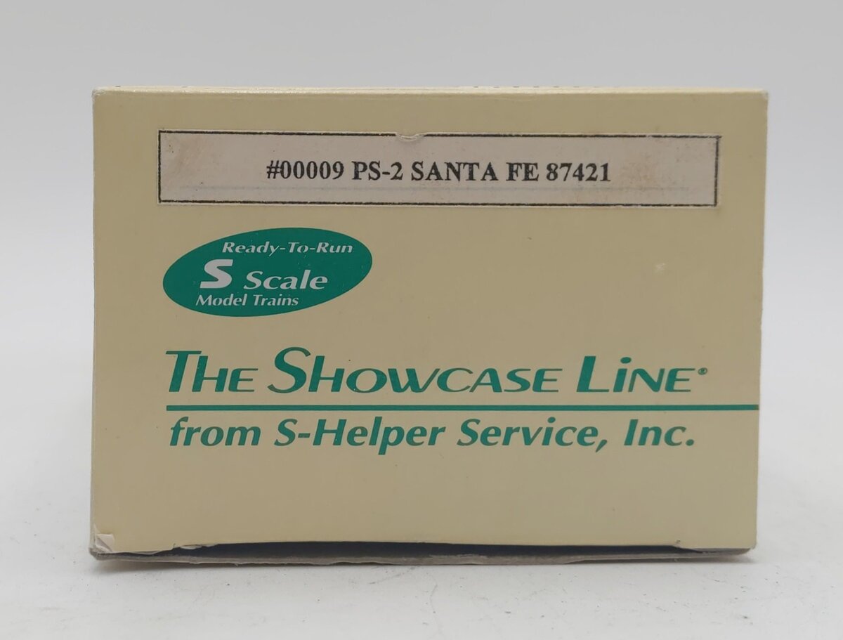 S-Helper S Scale ATSF Santa Fe Hopper Car #87421 - Weathered/Box