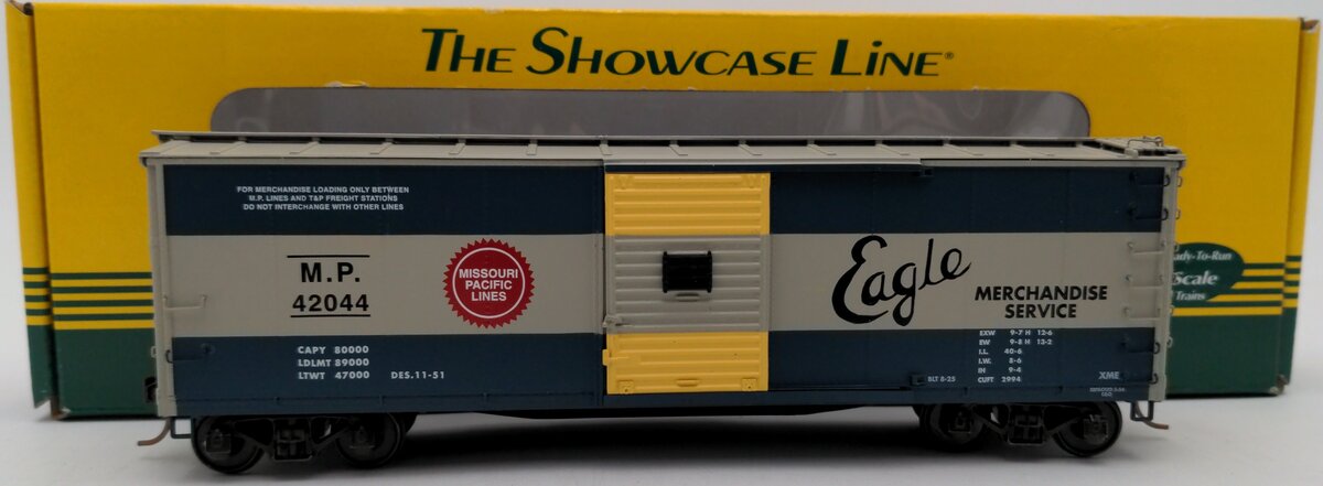 S-Helper 01008 S Scale MP Eagle Service Rebuilt Boxcar (Scale Wheels) #42044 LN/Box