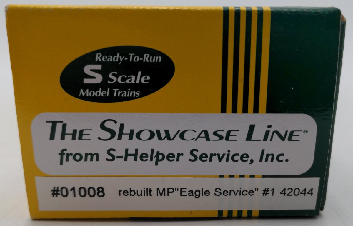 S-Helper 01008 S Scale MP Eagle Service Rebuilt Boxcar (Scale Wheels) #42044 LN/Box