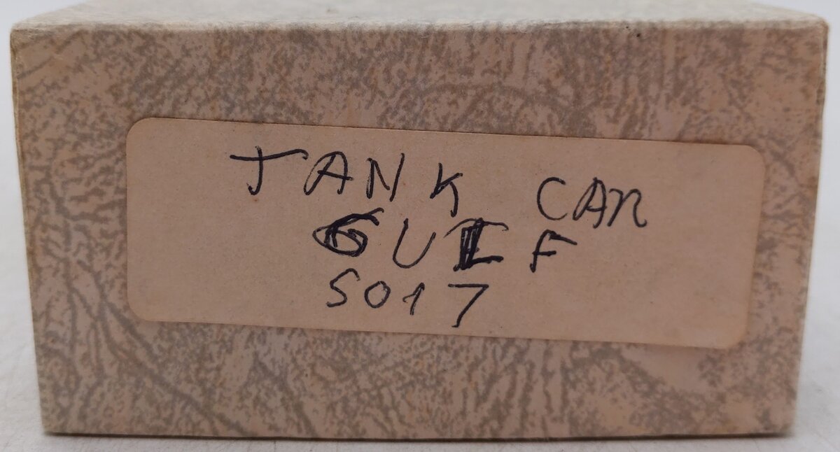 S Gauge Gulf Oil 100,000 Lbs Tank Car #5017/Box