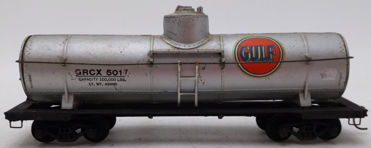 S Gauge Gulf Oil 100,000 Lbs Tank Car #5017/Box