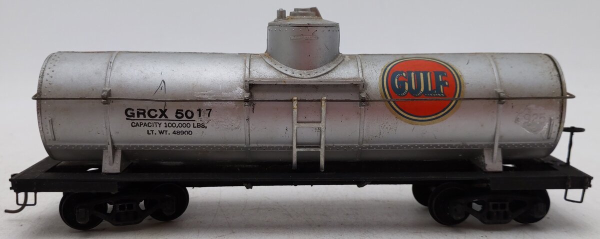 S Gauge Gulf Oil 100,000 Lbs Tank Car #5017/Box