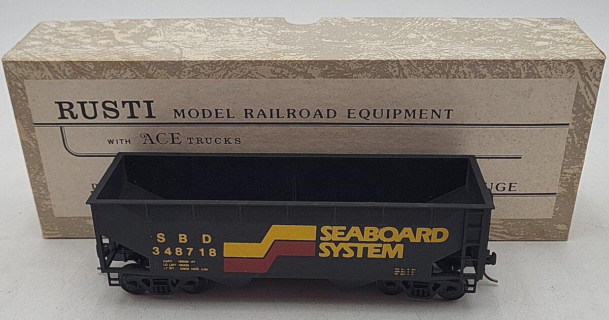 Downs Model RR S Scale Seaboard System Hopper #348718 LN/Box